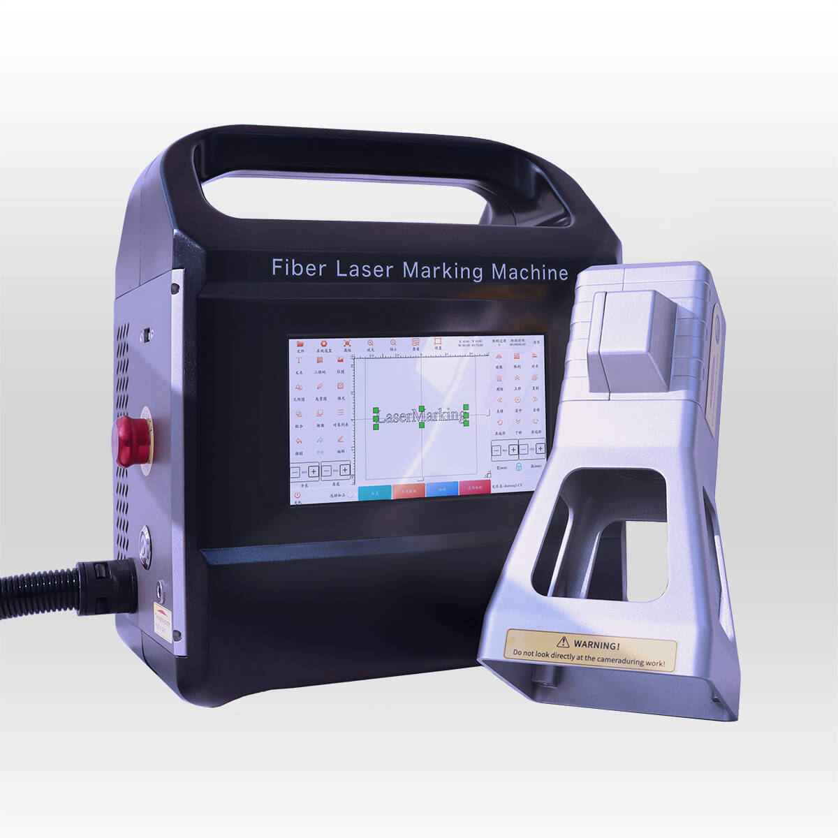 Batteriebetriebene Hand-Lasergravurmaschine für Metall