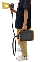Handheld -Batteriefaser -Lasermarkierungsmaschine, Reifengravurmaschine