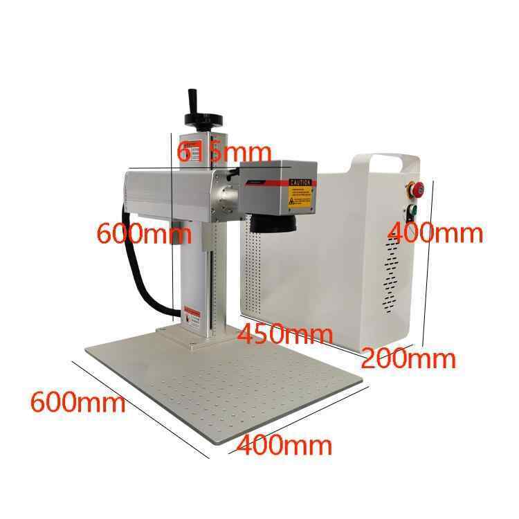 Split-Laserbeschriftungsmaschine für die Metallindustrie Metallgravurmaschine LYL-MS50W mit hoher Qualität